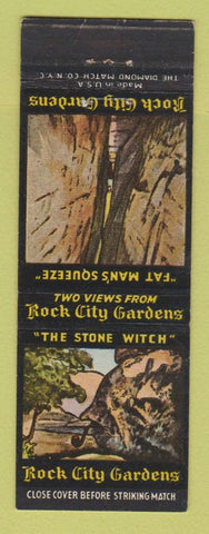 Matchbook Cover - Rock City Gardens Lookout Mountain WEAR