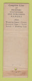 Matchbook Cover - Shaughnessy Kniep Hawe Paper St Louis MO WEAR