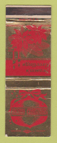 Matchbook Cover - Central Oil Asphalt Corp Findlay OH Christmas WEAR