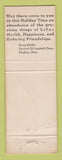 Matchbook Cover - Central Oil Asphalt Corp Findlay OH Christmas WEAR