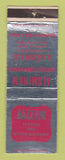 Matchbook Cover - Bazzoni Aluminum Screen Chicago IL WEAR
