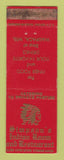 Matchbook Cover - Simpson's Indian Room Restaurant Waupaca WI WEAR
