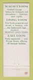 Matchbook Cover - Gatesworth Hotel St Louis MO WEAR