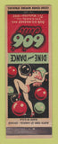 Matchbook Cover - 606 Club Chicago IL girlie WORN