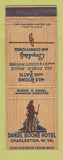 Matchbook Cover - Daniel Boone Hotel Charleston WV