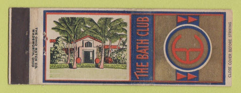 Matchbook Cover - The Bath Club