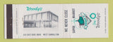 Matchbook Cover - Woody's Supermarket West Carrollton OH