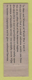 Matchbook Cover - American Legion San Francisco CA WEAR