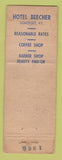 Matchbook Cover - Hotel Beecher Somerset KY