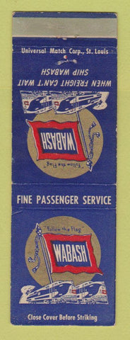 Matchbook Cover - Wabash Railroad WEAR