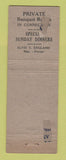 Matchbook Cover - The Broiler Restaurant Seattle WA WEAR