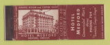 Matchbook Cover - Hotel Medford OR WEAR