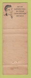 Matchbook Cover - Raleigh Hotel Waco TX WEAR