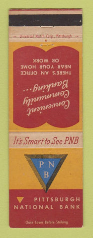 Matchbook Cover - Pittsburgh National Bank PA