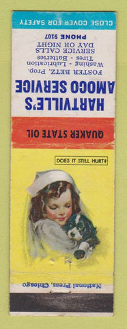 Matchbook Cover - Hartville's Amoco oil gas