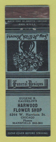 Matchbook Cover - Harwood Flower Shop Chicago IL