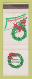 Matchbook Cover - Grinnell State Bank IA Christmas