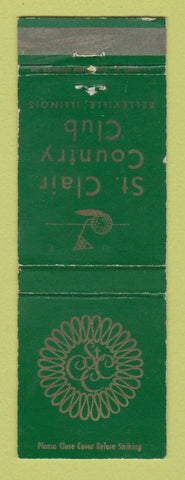 Matchbook Cover - St Clair Country Club Belleville IL WEAR