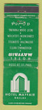 Matchbook Cover - Hotel Mayfair Dallas TX WEAR