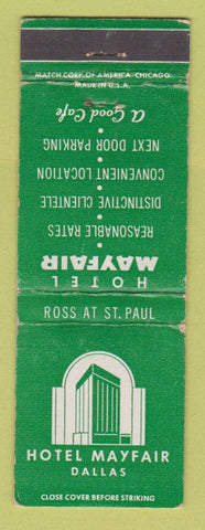 Matchbook Cover - Hotel Mayfair Dallas TX WEAR