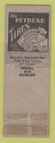 Matchbook Cover - Duarte's Mobil oil gas Antioch CA TAPED WORN