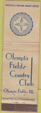 Matchbook Cover - Olympia Fields Country Club IL WEAR