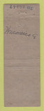 Matchbook Cover - Wicomico Hotel Salisbury MD