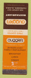 Matchbook Cover - Auggie's Restaurant Fairbanks AK WEAR