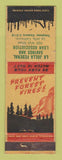 Matchbook Cover - La Jolla Savings Loan CA Prevent Forest Fires WEAR