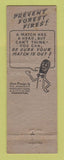 Matchbook Cover - La Jolla Savings Loan CA Prevent Forest Fires WEAR