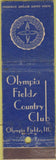 Matchbook Cover - Olympia Fields Country Club IL WORN