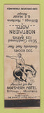 Matchbook Cover - Northern Hotel Billings MT WEAR