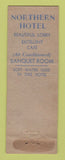 Matchbook Cover - Northern Hotel Billings MT WEAR