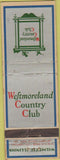 Matchbook Cover - Westmoreland Country Club Wilmette IL