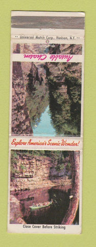Matchbook Cover - Ausable Chasm NY WEAR