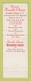 Matchbook Cover - Ausable Chasm NY WEAR