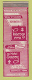 Matchbook Cover - Hotel Savoy Nashville TN WEAR