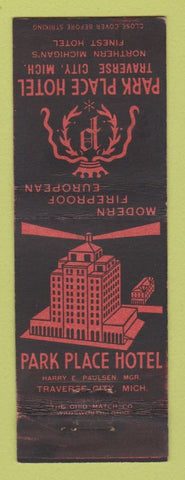 Matchbook Cover - Park Place Hotel Traverse City MI