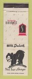 Matchbook Cover - Hotel Duluth MN Black Bear Lounge WEAR
