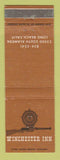 Matchbook Cover - Winchester Inn Long Beach CA
