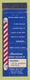 Matchbook Cover - American Barber College Anaheim CA