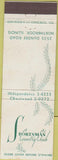 Matchbook Cover - Sportsman Country Club NORTHBROOK IL