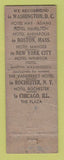 Matchbook Cover - Hotel Rowe Grand Rapids MI WEAR