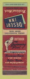 Matchbook Cover - Desert Inn Richland WA girlie WEAR
