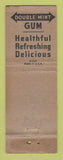 Matchbook Cover - Wrigleys Double Mint Gum girlie WORN