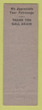 Matchbook Cover - Chelten Liquors Chicago IL WEAR