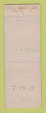 Matchbook Cover - Alpha Dragon USS Thuban Navy