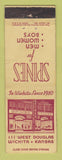 Matchbook Cover - Spines Clothes Wichita KS WEAR
