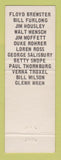 Matchbook Cover - AMCAL Match Convention RMS Fresno CA pinup