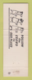 Matchbook Cover - Schroeder's Corner Tavern Caledonia WI